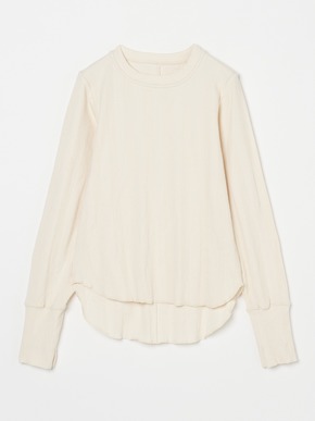 Random rib crew neck 詳細画像