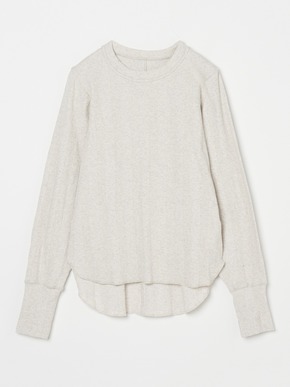 Random rib crew neck 詳細画像