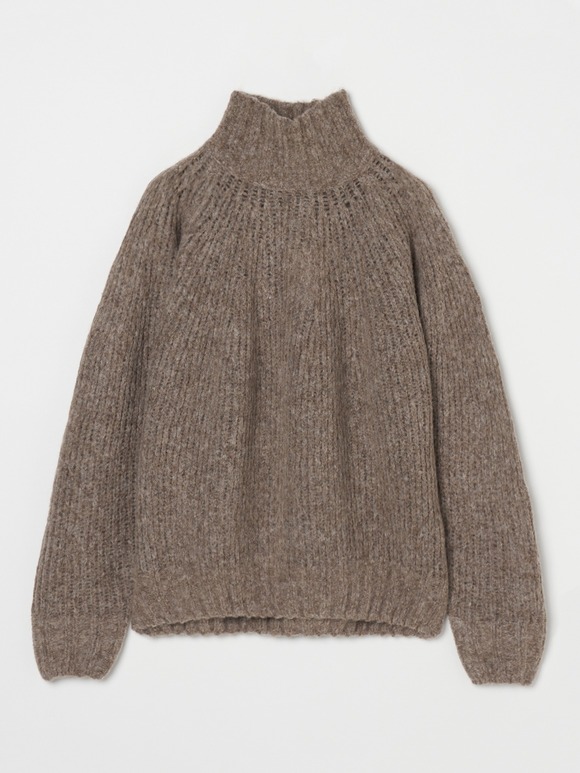 Shaggy sweater l/s crew top