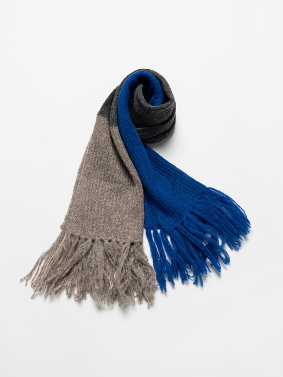 Shaggy sweater wrap