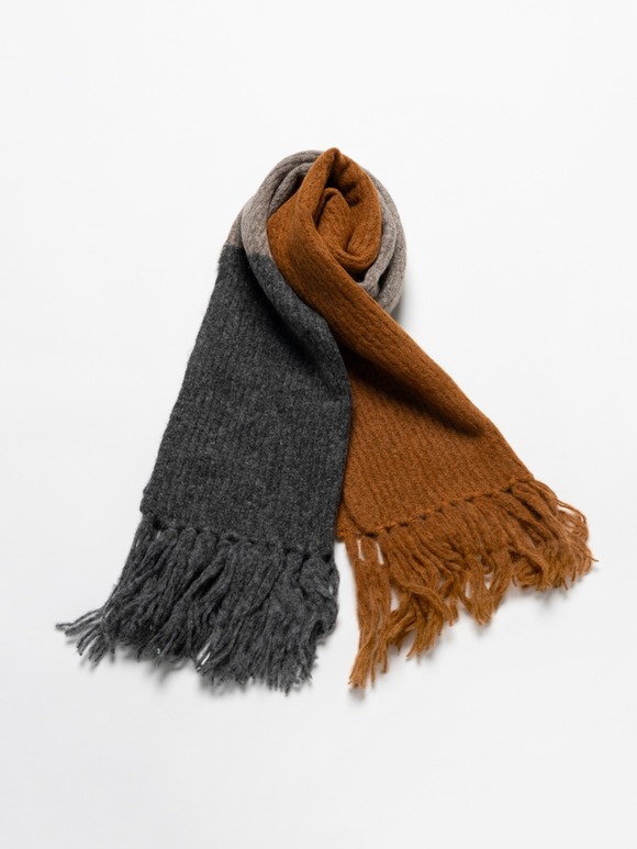 Shaggy sweater wrap