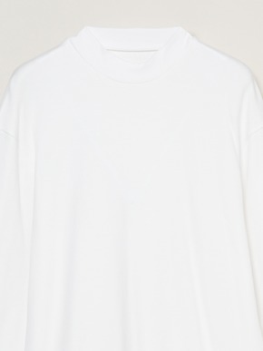 Men's souffle cotton mock neck 詳細画像