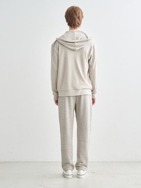 Men's souffle cotton zip hoody 詳細画像