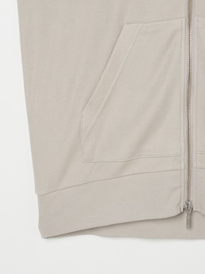Men's souffle cotton zip hoody 詳細画像