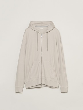 Men's souffle cotton zip hoody 詳細画像