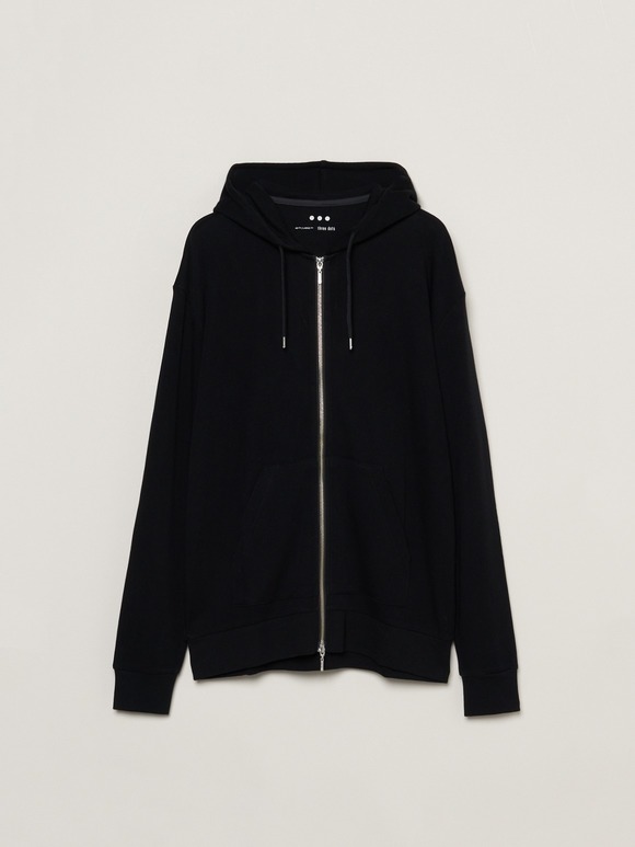 Men's souffle cotton zip hoody