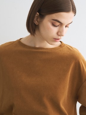 Compact velour loose top 詳細画像