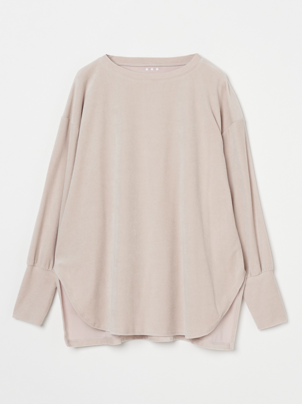Compact velour loose top 詳細画像 ivory 1