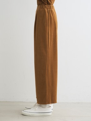 Compact velour pants 詳細画像