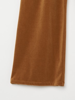 Compact velour pants 詳細画像