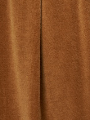 Compact velour pants 詳細画像