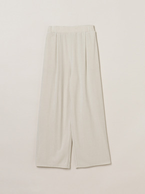 Compact velour pants 詳細画像