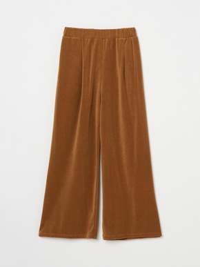 Compact velour pants 詳細画像