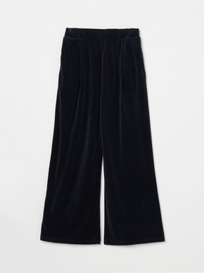 Compact velour pants 詳細画像