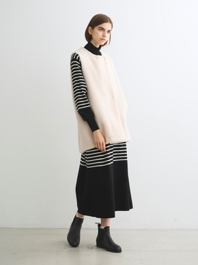Wool boa vest 詳細画像