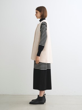 Wool boa vest 詳細画像