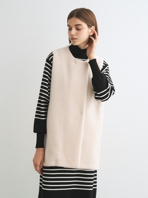 Wool boa vest 詳細画像