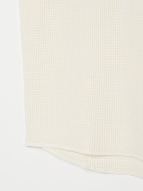 Men's wool waffle l/s henley neck 詳細画像