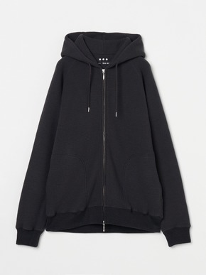 Men's wool waffle zip hoody 詳細画像