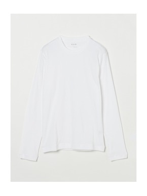 Men's cotton knits l/s crew neck 詳細画像
