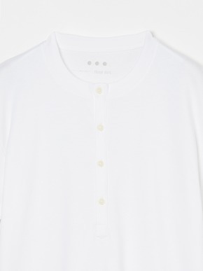 Men's organic cottonknits henley 詳細画像