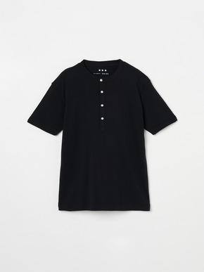 Men's organic cottonknits henley 詳細画像