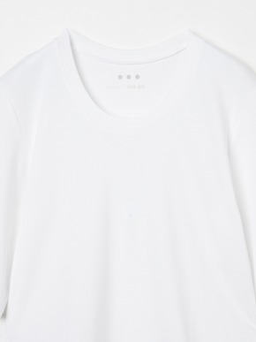 Organic cotton knit half slv tee 詳細画像