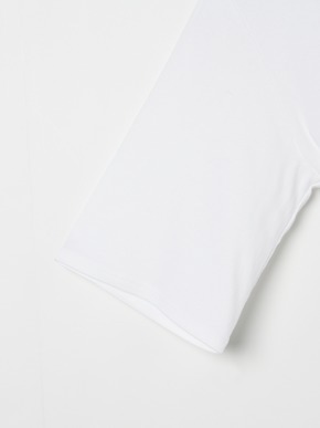 Organic cotton knit half slv tee 詳細画像