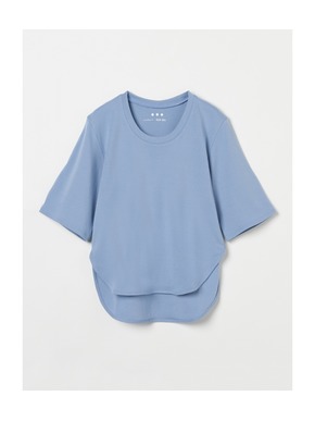 Organic cotton knit half slv tee 詳細画像