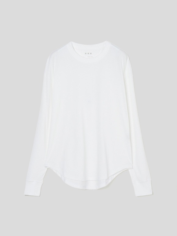 Sanded jersey long t-shirt