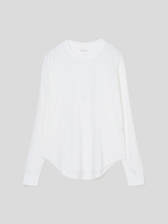 Sanded jersey long t-shirt