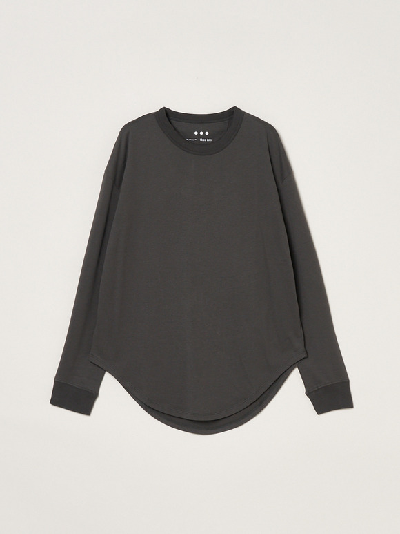 Sanded jersey long t-shirt