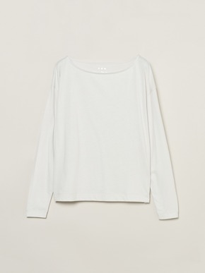 Sanded jersey l/s boatneck tee 詳細画像