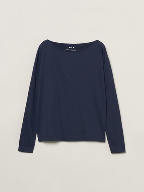 Sanded jersey l/s boatneck tee 詳細画像