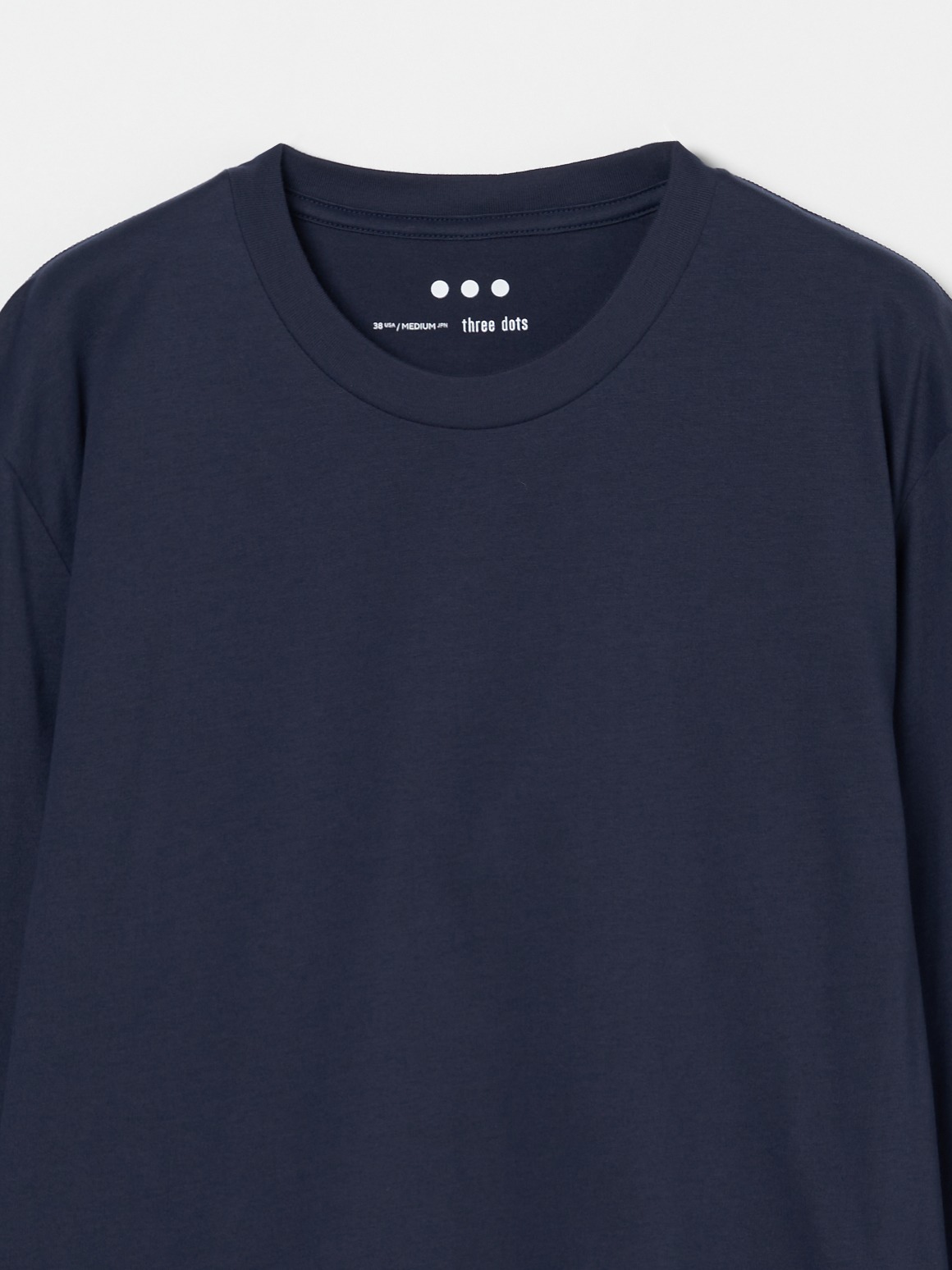 Men's new sanded jersey crew neck｜スリードッツ オフィシャル