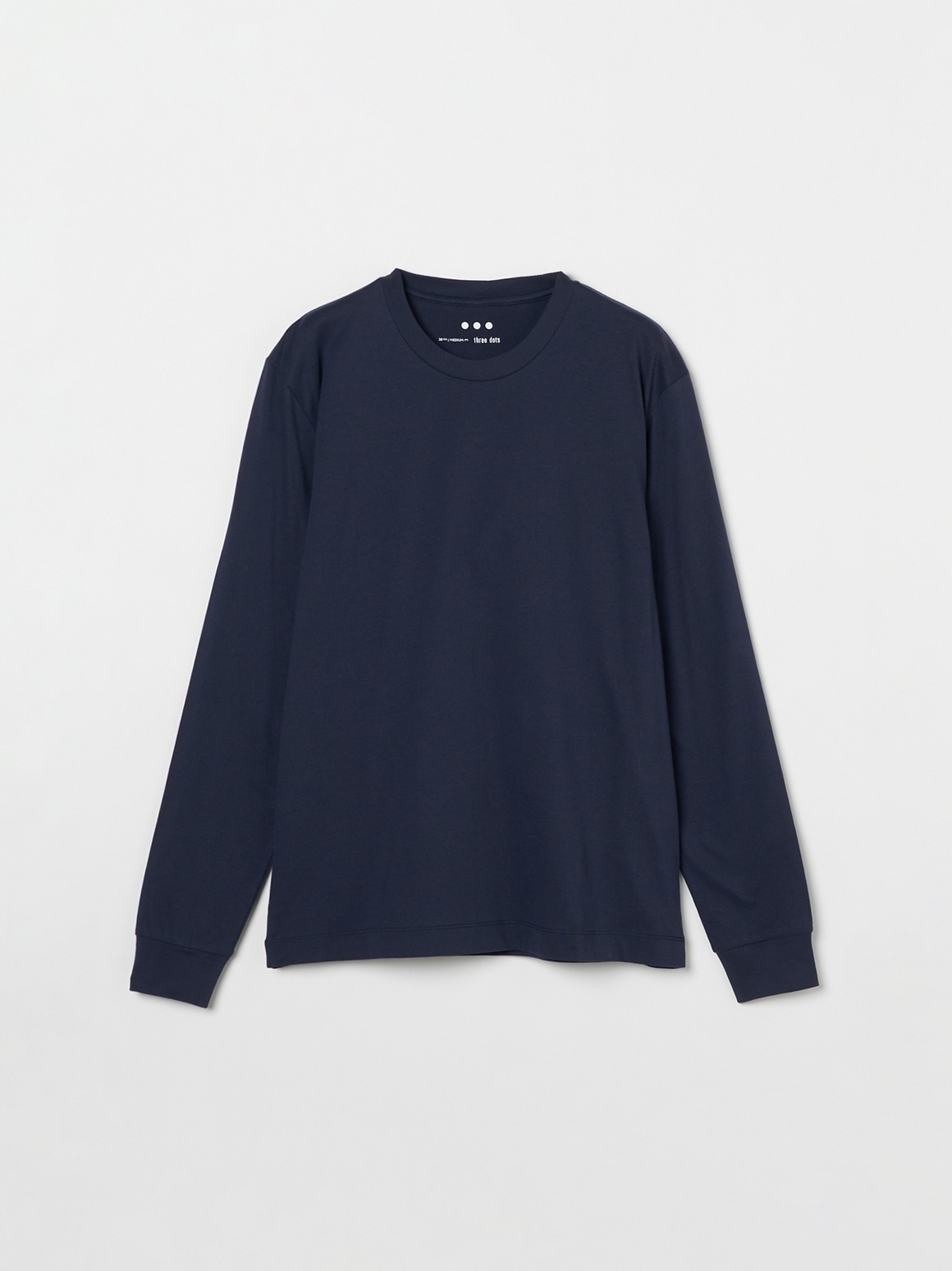 Men's new sanded jersey crew neck｜スリードッツ オフィシャル