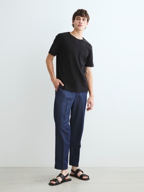 Men's supima bare waffle crew 詳細画像