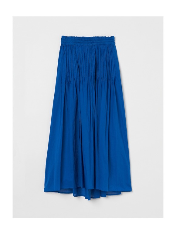 Cotton loan pintuck skirt