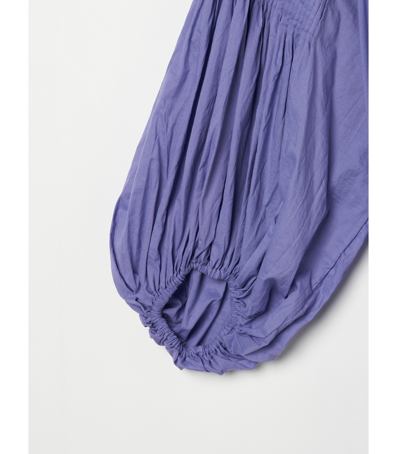 Cotton loan pintuck dress 詳細画像 sheer purple 3