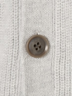 Men's 18G cotton nylon cardigan 詳細画像