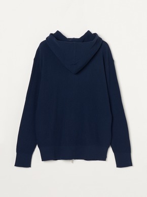 Men's 18G cotton nylon zip hoody 詳細画像