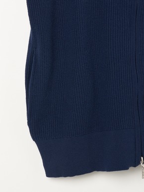 Men's 18G cotton nylon zip hoody 詳細画像