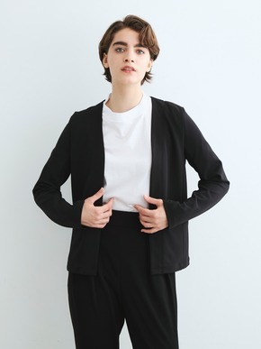 C dress scuba collarless jacket 詳細画像