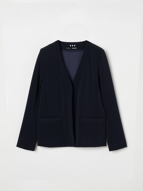 C dress scuba collarless jacket 詳細画像