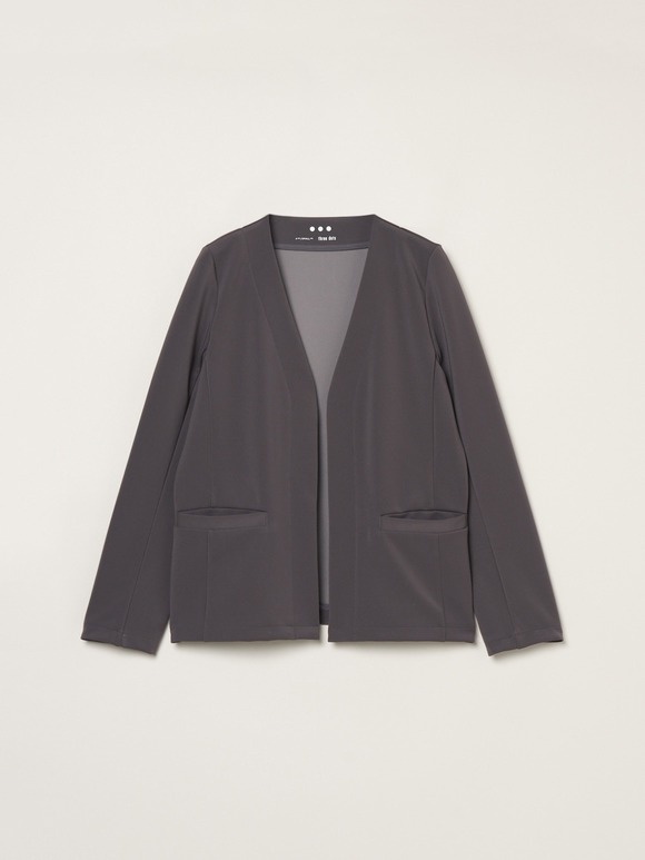 C dress scuba collarless jacket
