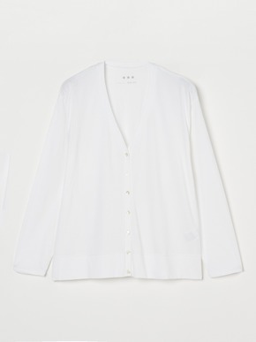 Long staple yarn cardigan 詳細画像