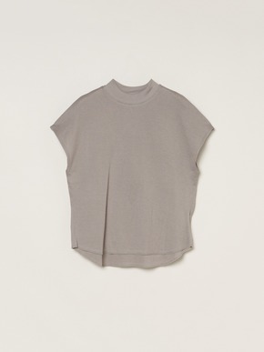 Smile Cotton Double gauze mock neck tee 詳細画像