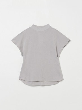 Smile Cotton Double gauze mock neck tee 詳細画像