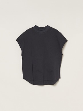 Smile Cotton Double gauze mock neck tee 詳細画像