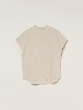 Smile Cotton Double gauze mock neck tee 詳細画像